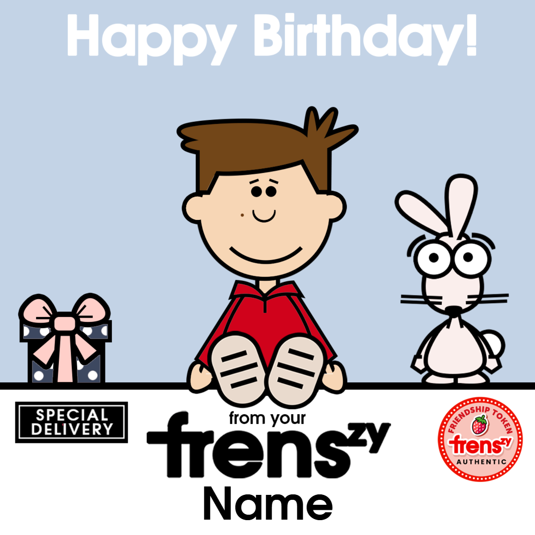 Multipack of personalised birthday cards personalised - enough for the whole class!