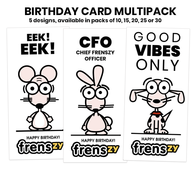 Pack of greetings cards
