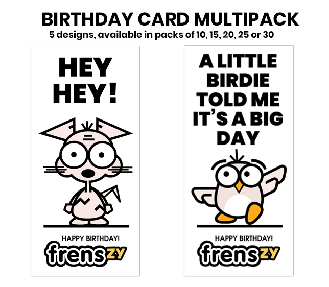 Pack of greetings cards